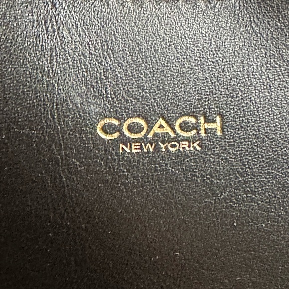 Coach Brooklyn 28 Black Leather Shoulder Bag - Picture 5 of 5